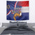 Personalised Croatia Independence Day Tapestry Sretan Dan nezavisnosti With Kuna Zlatica and Perunika