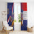 Personalised Croatia Independence Day Window Curtain Sretan Dan nezavisnosti With Kuna Zlatica and Perunika - Wonder Print Shop