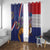 Personalised Croatia Independence Day Window Curtain Sretan Dan nezavisnosti With Kuna Zlatica and Perunika - Wonder Print Shop