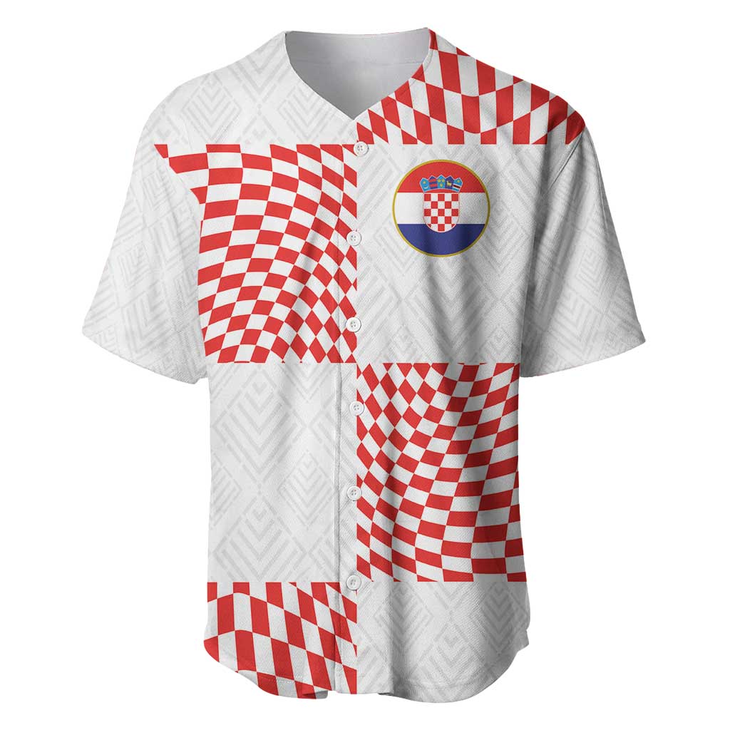 Custom Croatia Football Champion 2024 Baseball Jersey - Wonder Print Shop