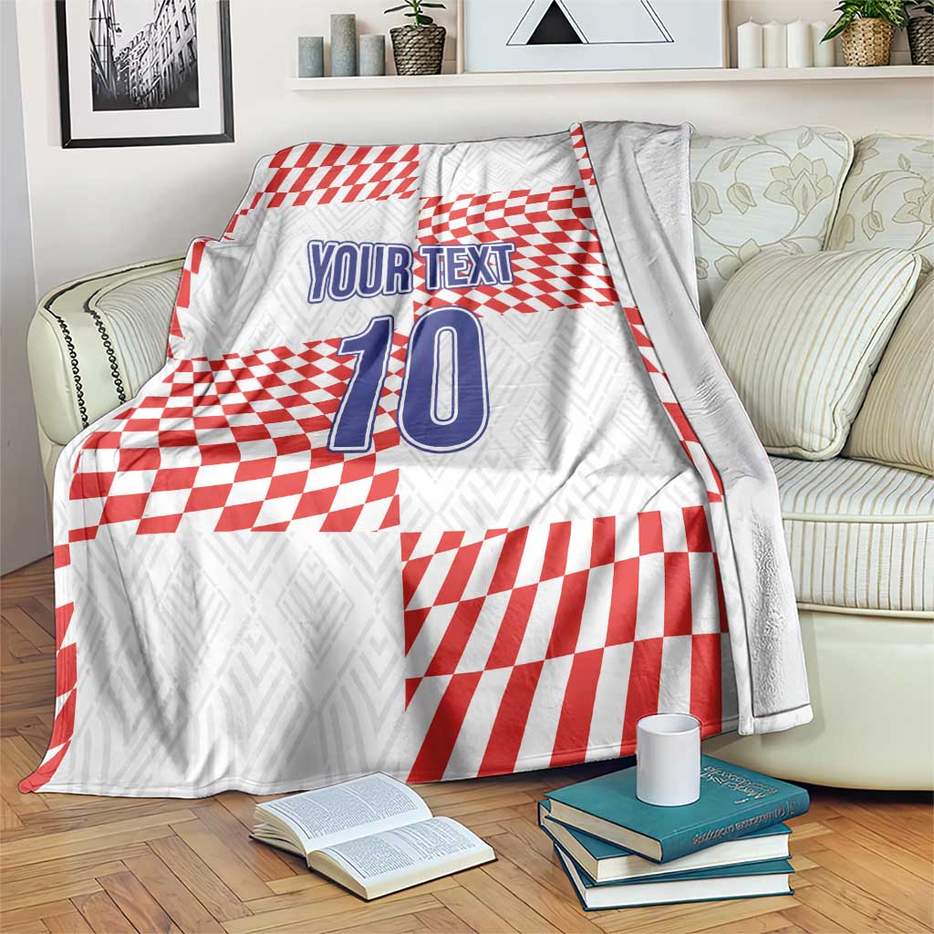 Custom Croatia Football Champion 2024 Blanket