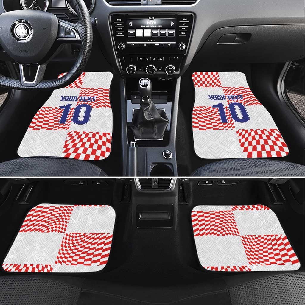 Custom Croatia Football Champion 2024 Car Mats - Wonder Print Shop