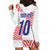 Custom Croatia Football Champion 2024 Hoodie Dress - Wonder Print Shop