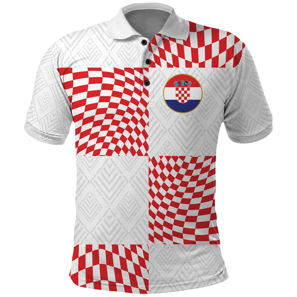 Custom Croatia Football Champion 2024 Polo Shirt