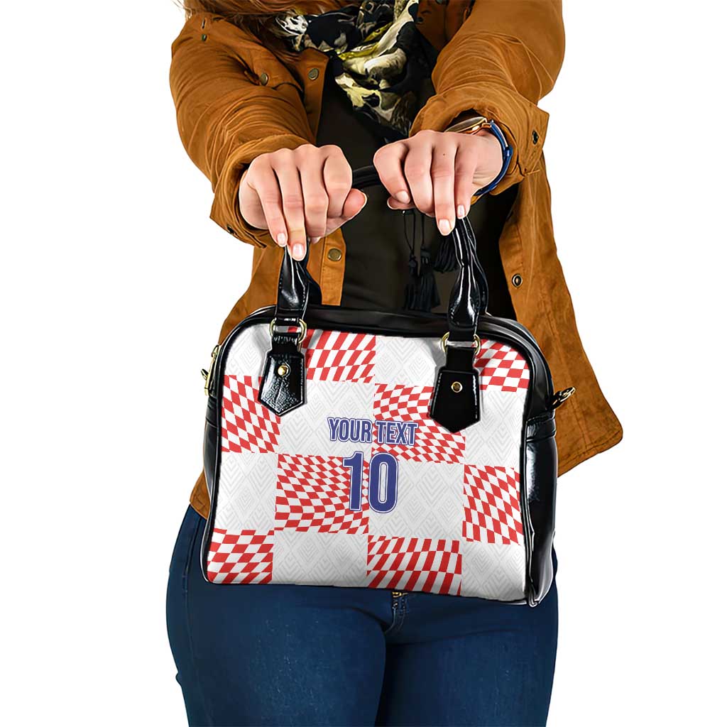 Custom Croatia Football Champion 2024 Shoulder Handbag