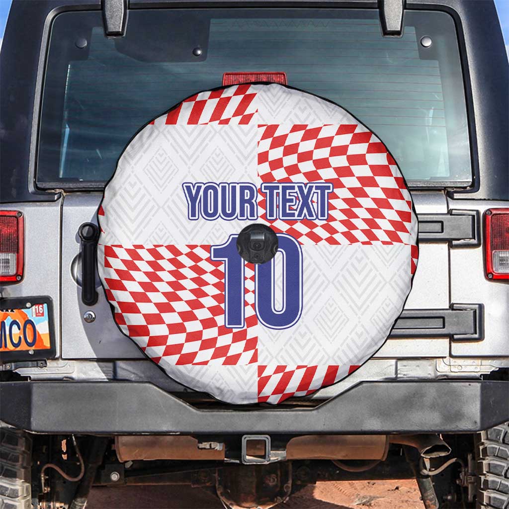 Custom Croatia Football Champion 2024 Spare Tire Cover - Wonder Print Shop