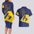 Barbados Independence Day Couples Matching Long Sleeve Bodycon Dress and Hawaiian Shirt National Flag Design - Wonder Print Shop