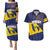 Barbados Independence Day Couples Matching Puletasi and Hawaiian Shirt National Flag Design - Wonder Print Shop