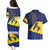 Barbados Independence Day Couples Matching Puletasi and Hawaiian Shirt National Flag Design - Wonder Print Shop