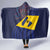 Barbados Independence Day Hooded Blanket National Flag Design