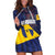 Barbados Independence Day Hoodie Dress National Flag Design - Wonder Print Shop