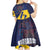 Barbados Independence Day Kid Short Sleeve Dress National Flag Design - Wonder Print Shop