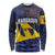 Barbados Independence Day Long Sleeve Shirt National Flag Design - Wonder Print Shop