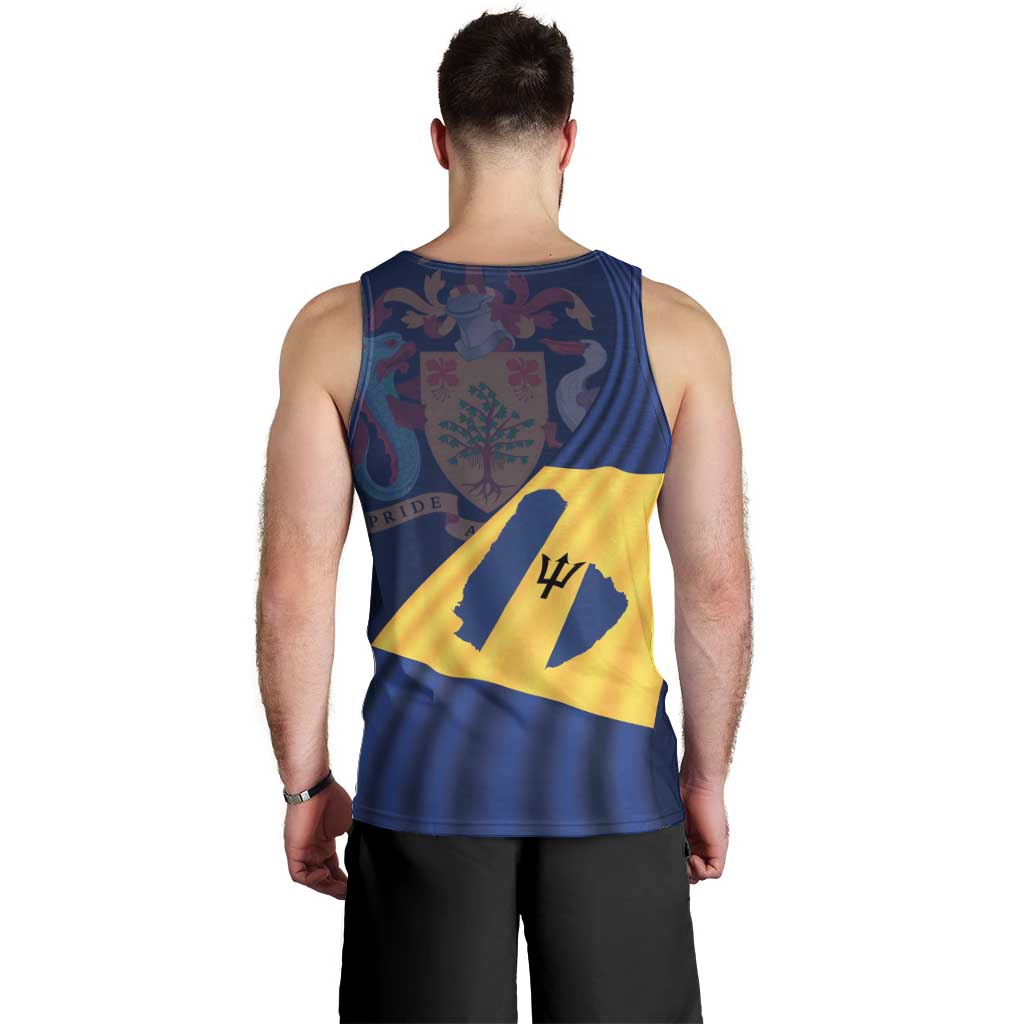 Barbados Independence Day Men Tank Top National Flag Design - Wonder Print Shop