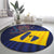 Barbados Independence Day Round Carpet National Flag Design