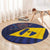 Barbados Independence Day Round Carpet National Flag Design