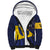 Barbados Independence Day Sherpa Hoodie National Flag Design - Wonder Print Shop