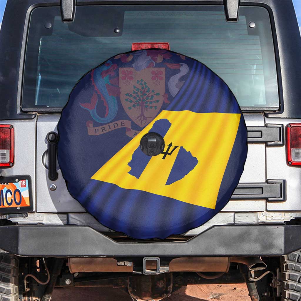 Barbados Independence Day Spare Tire Cover National Flag Design - Wonder Print Shop