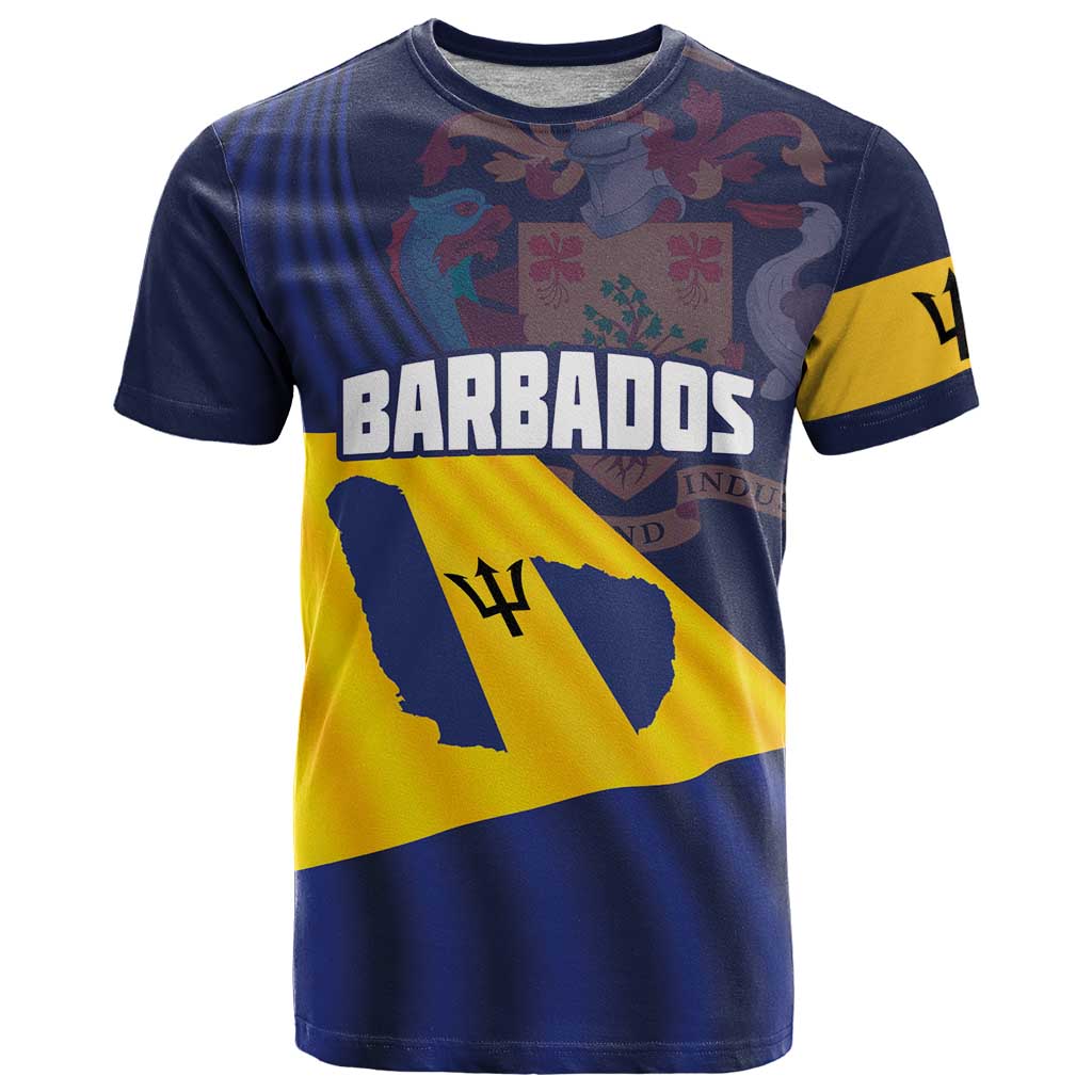 Barbados Independence Day T Shirt National Flag Design - Wonder Print Shop