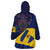 Barbados Independence Day Wearable Blanket Hoodie National Flag Design - Wonder Print Shop