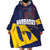 Barbados Independence Day Wearable Blanket Hoodie National Flag Design - Wonder Print Shop