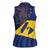 Barbados Independence Day Women Sleeveless Polo Shirt National Flag Design - Wonder Print Shop