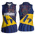 Barbados Independence Day Women Sleeveless Polo Shirt National Flag Design - Wonder Print Shop