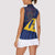 Barbados Independence Day Women Sleeveless Polo Shirt National Flag Design - Wonder Print Shop