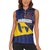 Barbados Independence Day Women Sleeveless Polo Shirt National Flag Design - Wonder Print Shop