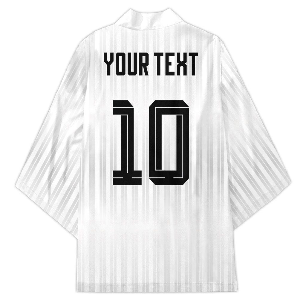 German Football Custom Kimono Retro Geometric Flag Stripe Heritage Shield Design