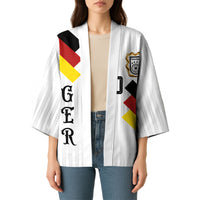 German Football Custom Kimono Retro Geometric Flag Stripe Heritage Shield Design