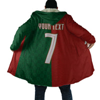Portuguese Football Custom Cloak Wave Pattern Heritage Crest