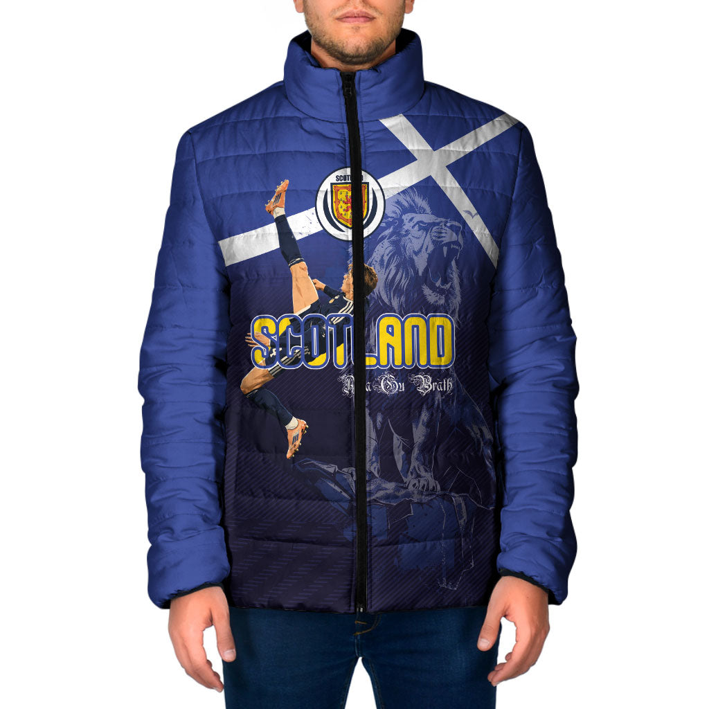 Custom Scotland National Football Padded Jacket Volley to the North America 2026