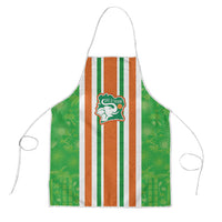 Cote d'Ivoire Apron The Elephants with African Pattern Stripes