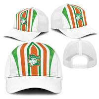 Côte d'Ivoire Baseball Net Cap The Elephants with African Pattern Stripes