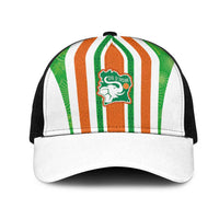 Côte d'Ivoire Mesh Trucker Cap The Elephants with African Pattern Stripes