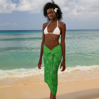 Cote d'Ivoire Sarong The Elephants with African Pattern Stripes