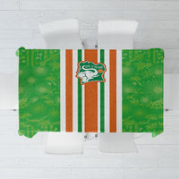 Cote d'Ivoire Tablecloth The Elephants with African Pattern Stripes