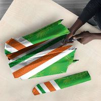 Cote d'Ivoire Umbrella The Elephants with African Pattern Stripes