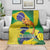 Brazil Independence Day Blanket Sete de Setembro and Golden Lion Tamarin