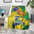 Brazil Independence Day Blanket Sete de Setembro and Golden Lion Tamarin