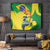 Brazil Independence Day Tapestry Sete de Setembro and Golden Lion Tamarin