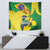 Brazil Independence Day Tapestry Sete de Setembro and Golden Lion Tamarin