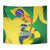 Brazil Independence Day Tapestry Sete de Setembro and Golden Lion Tamarin