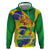 Brazil Independence Day Zip Hoodie Sete de Setembro and Golden Lion Tamarin - Wonder Print Shop