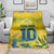 Custom Brazil Football Champion 2024 Blanket