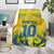 Custom Brazil Football Champion 2024 Blanket