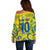 Custom Brazil Football Champion 2024 Off Shoulder Sweater - Wonder Print Shop