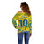 Custom Brazil Football Champion 2024 Off Shoulder Sweater - Wonder Print Shop