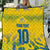 Custom Brazil Football Champion 2024 Quilt